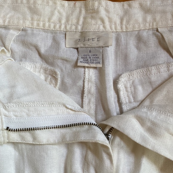 J Jill Cargo Linen pants Size 8 - Picture 3 of 8